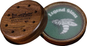 Woodhaven WH025 Legend Series  Friction Call Turkey Hen Sounds Attracts Turkeys Brown Glass/Wood