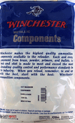 Winchester Ammo WSC357MU Unprimed Cases 357 Mag Handgun Brass/ 100 Per Bag Winchester Ammo WSC357MU Unprimed Cases 357 Mag Handgun Brass/ 100 Per Bag