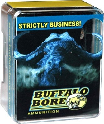 Buffalo Bore Ammunition 23A20 Heavy Strictly Business 40 S&W +P 155 gr Jacket Hollow Point 20rd Box
