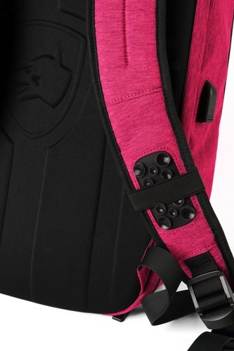 Guard Dog BPGDPSMPK Proshield Smart Bullet Proof Backpack Style w/ Pink Finish  RFID Compartment  Over 20 Pockets