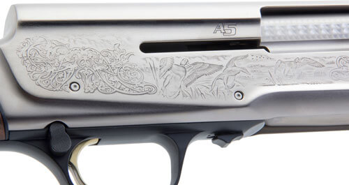 Browning 0118203004 A5 Ultimate 12 Gauge 28 Barrel 3″ 4+1 Blued Barrel Engraved Satin Nickel Finished Receiver Gloss Oil Grade III Turkish Walnut Stock With Close Radius Pistol Grip” Browning 0118203004 A5 Ultimate 12 Gauge 28 Barrel 3″ 4+1 Blued Barrel Engraved Satin Nickel Finished Receiver Gloss Oil Grade III Turkish Walnut Stock With Close Radius Pistol Grip”