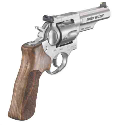 Ruger 1755 GP100 Match Champion 357 Mag 4.20″ Half-Lug Barrel 6rd Cylinder Satin Stainless Steel Frame Hogue Stippled Hardwood Grip Transfer Bar Safety Ruger 1755 GP100 Match Champion 357 Mag 4.20″ Half-Lug Barrel 6rd Cylinder Satin Stainless Steel Frame Hogue Stippled Hardwood Grip Transfer Bar Safety