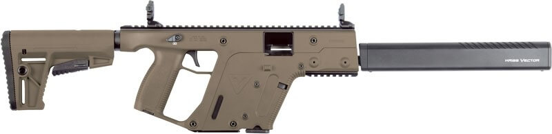 Kriss USA KV45CFD20 Vector CRB G2 45 ACP 30+1 16″ Black Nitride Threaded Barrel Flat Dark Earth Picatinny Rail Aluminum Receiver FDE Synthetic 6 Position Stock & Polymer Grip Kriss USA KV45CFD20 Vector CRB G2 45 ACP 30+1 16″ Black Nitride Threaded Barrel Flat Dark Earth Picatinny Rail Aluminum Receiver FDE Synthetic 6 Position Stock & Polymer Grip