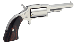 North American Arms 1860250C 1860 Sheriff 22 LR or 22 WMR Caliber with 2.50″ Barrel 5rd Capacity Cylinder Overall Stainless Steel Finish & Rosewood Boot Grip Includes Cylinder