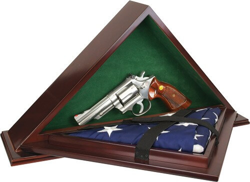Peace Keeper PFC Patriot Flag Case Key Entry Mahogany Stain Wood Holds 1 Handgun 22 W x 4.25″ D x 11.50″ H” Peace Keeper PFC Patriot Flag Case Key Entry Mahogany Stain Wood Holds 1 Handgun 22 W x 4.25″ D x 11.50″ H”