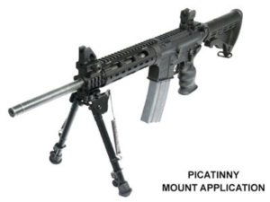 UTG TLBP88Q Tactical OP Bipod Black 8-12.4″ Metal Quick Detach