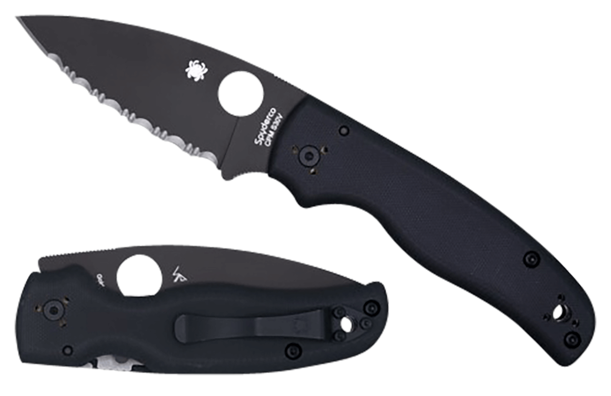 Spyderco C229GPBK Shaman 3.58″ Folding Plain Black DLC CPM S30V SS Blade/Black Textured G10 Handle Includes Pocket Clip Spyderco C229GPBK Shaman 3.58″ Folding Plain Black DLC CPM S30V SS Blade/Black Textured G10 Handle Includes Pocket Clip