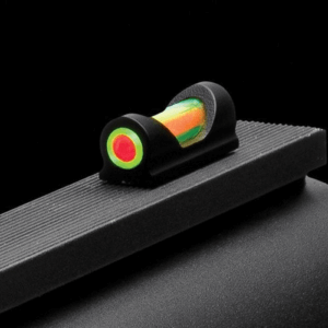TruGlo TG948CD Fat•Bead   Black | Green with Red Center Fiber Optic Front Sight 2.6mm Threads