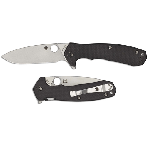 Spyderco C234CFP Amalgam 3.80″ Folding Drop Point Plain Satin CPM S30V SS Blade/Black Textured Carbon Fiber/G10 Handle Includes Pocket Clip Spyderco C234CFP Amalgam 3.80″ Folding Drop Point Plain Satin CPM S30V SS Blade/Black Textured Carbon Fiber/G10 Handle Includes Pocket Clip