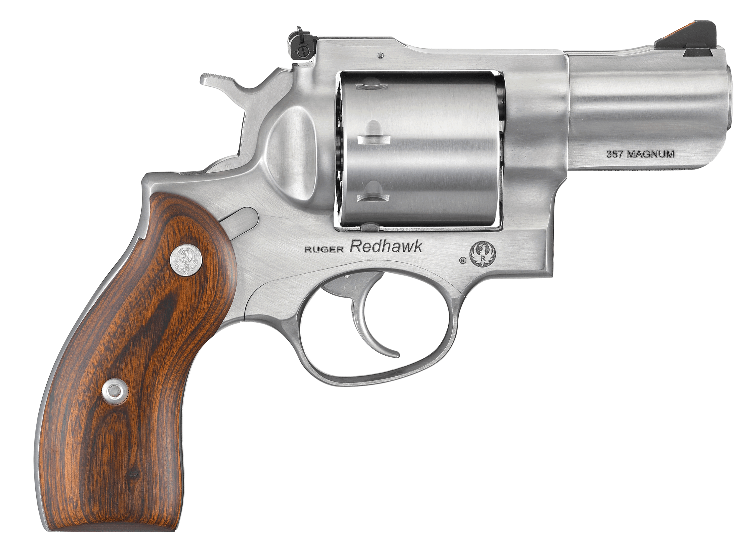 Ruger 5051 Redhawk 357 Mag/38 Special 8rd 2.75″ Satin Stainless Steel Barrel Cylinder & Frame Hardwood Grip Ruger 5051 Redhawk 357 Mag/38 Special 8rd 2.75″ Satin Stainless Steel Barrel Cylinder & Frame Hardwood Grip