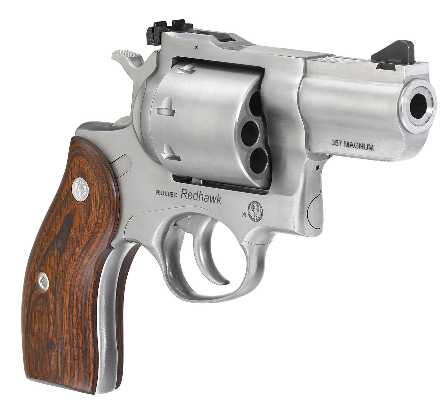 Ruger 5051 Redhawk 357 Mag/38 Special 8rd 2.75″ Satin Stainless Steel Barrel Cylinder & Frame Hardwood Grip Ruger 5051 Redhawk 357 Mag/38 Special 8rd 2.75″ Satin Stainless Steel Barrel Cylinder & Frame Hardwood Grip