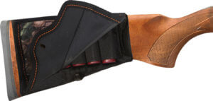Allen 2058 Covered Shell Holder  5 Shell Capacity Mossy Oak Break-Up Country Elastic Shotgun Slip On Mount