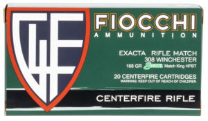 Fiocchi 308HSC Hyperformance  308Win 180gr Super Shock Tip 20rd Box