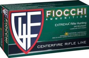 Fiocchi 243HSB Hyperformance  243Win 95gr Super Shock Tip 20rd Box