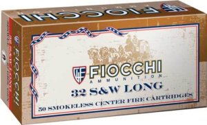Fiocchi 32SWLL Cowboy Action  32S&WLong 97gr Lead Flat Point 50rd Box