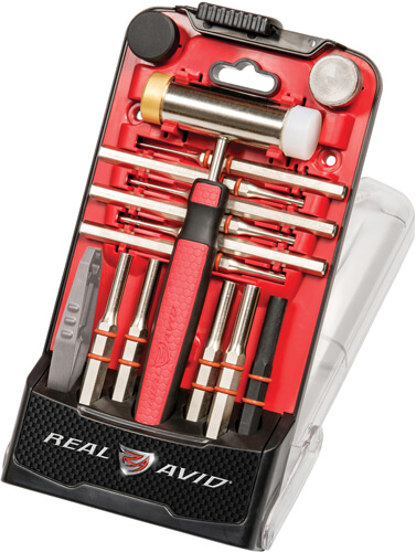 Real Avid AVHPSAR Accu-Punch Pin Punch Set Steel Rifle Firearm AR-15 Red Rubber Handle Real Avid AVHPSAR Accu-Punch Pin Punch Set Steel Rifle Firearm AR-15 Red Rubber Handle