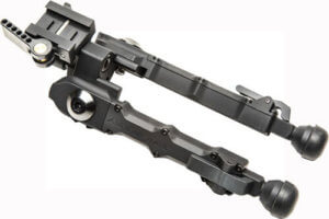 Accu-Tac BRBG200 BR-4 G2 Bipod 5.5″-8.25″ Adjustment Black Hardcoat Anodized 6061-T6 Aluminum