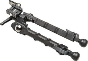 Accu-Tac SRBG200 SR-5 G2 Bipod 6.25″-10.75″ Adjustment Black Hardcoat Anodized 6061-T6 Aluminum