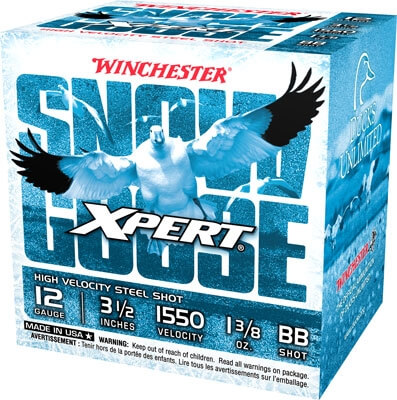 Winchester Ammo WXS12LBB Xpert Snow Goose High Velocity 12 Gauge 3.50″ 1 3/8 oz BB Shot 25rd Box
