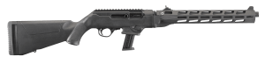 Ruger 19117 PC Carbine *CA Compliant 9mm Luger 10+1 16.12" Threaded/Fluted Barrel Type III Hard Coat Anodized Aluminum Alloy Receiver Synthetic Stock M-Lok Accessory Slots Optics Ready