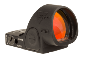 Trijicon 2500001 SRO Matte Black 1x 25mm x 22.5mm 1.0 MOA Red Dot Reticle 1.0 MOA Dot Handgun Features Lock In/Out Mode Trijicon 2500001 SRO Matte Black 1x 25mm x 22.5mm 1.0 MOA Red Dot Reticle 1.0 MOA Dot Handgun Features Lock In/Out Mode