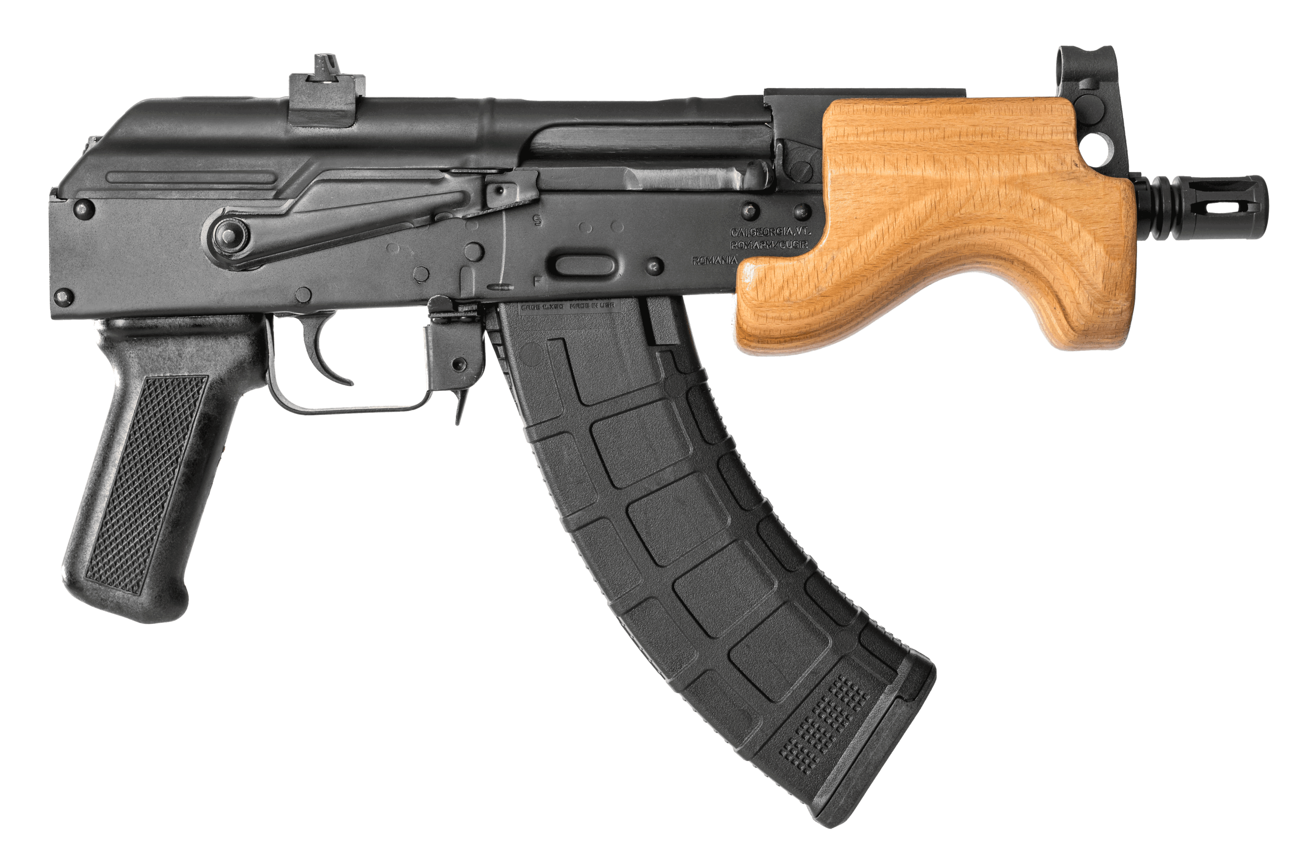 Century Arms HG2797N Draco Micro (Romanian Made) 7.62x39mm 30+1 6.25″ Threaded Barrel Black Stamped Receiver Premium Handguard Black Polymer Grip Enhanced Trigger Group Includes 1 US Palm 30rd Magazine Century Arms HG2797N Draco Micro (Romanian Made) 7.62x39mm 30+1 6.25″ Threaded Barrel Black Stamped Receiver Premium Handguard Black Polymer Grip Enhanced Trigger Group Includes 1 US Palm 30rd Magazine