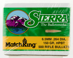 Sierra 1755C MatchKing 6.5 Creedmoor .264 150 gr Hollow Point Boat Tail/ 500rd Box Sierra 1755C MatchKing 6.5 Creedmoor .264 150 gr Hollow Point Boat Tail/ 500rd Box