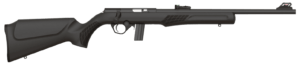 Rossi RB22L1811 RB22  Full Size 22 LR 10+1  18″ Matte Black Button Rifled Free Floating Steel Barrel  Matte Black Stainless Steel Receiver  Black Monte Carlo Stock  Right Hand