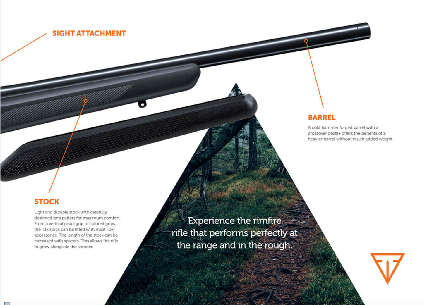 Tikka JRT1X300 T1X MTR Full Size Bolt Action 22 LR 10+1 20" Barrel Black Steel Receiver Black Synthetic Stock Right Hand - Image 3
