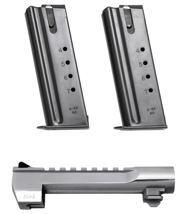 Magnum Research BMCP506PC Replacement Barrel Conversion Kit 50 AE Fits Desert Eagle Mark XIX 6″ Chrome Polished Steel
