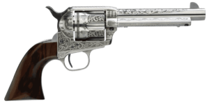 Taylors & Company 550898 1873 Cattleman 45 Colt (LC) Caliber with 5.50″ Barrel 6rd Capacity Cylinder Overall White Photo Engraved Finish Steel & Walnut Grip Taylors & Company 550898 1873 Cattleman 45 Colt (LC) Caliber with 5.50″ Barrel 6rd Capacity Cylinder Overall White Photo Engraved Finish Steel & Walnut Grip