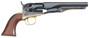 Taylors and Company 550799 1862 Pocket Police Break Open 36 Cal Striker Fire 5.50″ 5rd Color Case Hardened Frame Blued Barrel & Cylinder Walnut Grip Taylors and Company 550799 1862 Pocket Police Break Open 36 Cal Striker Fire 5.50″ 5rd Color Case Hardened Frame Blued Barrel & Cylinder Walnut Grip