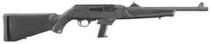 Ruger 19102 PC Carbine  9mm Luger 10+1 16.12″ Black Fluted Threaded Barrel  Black Hard Coat Anodized Aluminum Receiver w/Picatinny Rail  Black Synthetic Stock  Right Hand