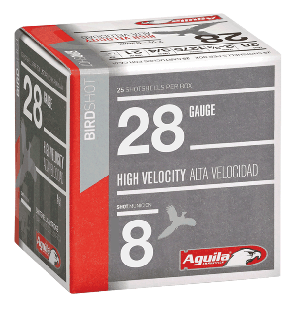 Aguila 1CHB2878 Target Load Competition 28Gauge 2.75″ 3/4oz 8Shot 25rd Box