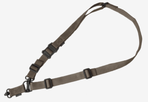 Magpul MAG518RGR MS4 Sling GEN2 made of Ranger Green Nylon Webbing with 1.25″ W  Adjustable One-Two Point Design & 2 QD Push Button Swivels for AR-Platforms