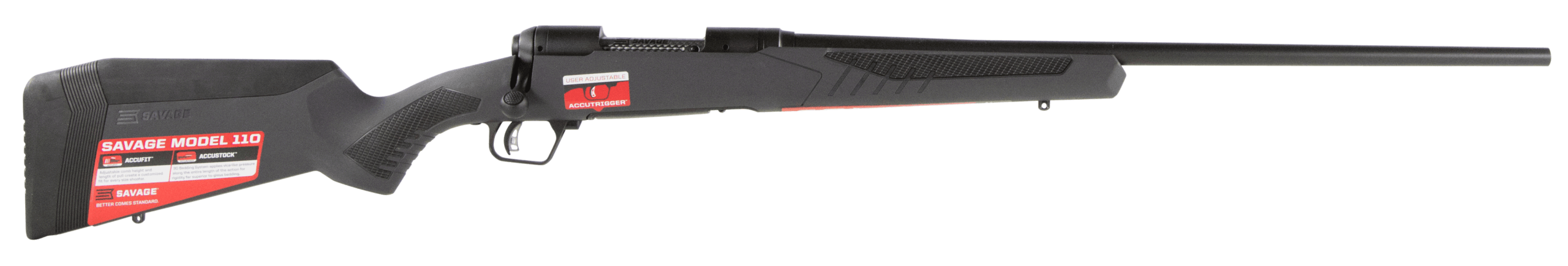Savage Arms 57173 110 Hunter 6.5 Creedmoor 4+1 24″ Matte Black Metal Gray Fixed AccuStock with Accufit Savage Arms 57173 110 Hunter 6.5 Creedmoor 4+1 24″ Matte Black Metal Gray Fixed AccuStock with Accufit
