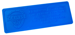 Flambeau 6649ZR Zerust Plaque Protects Against Corrosion/Rust Flambeau 6649ZR Zerust Plaque Protects Against Corrosion/Rust