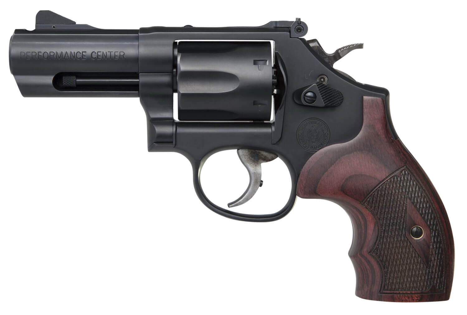Smith & Wesson 12039 Model 19 Performance Center Carry Comp 357 Mag Or 38 S&W Spl +P 3″ PowerPort Black Stainless Steel Barrel Black Carbon Steel 6rd Cylinder & K-Frame Finger Grooved Wood Grip Smith & Wesson 12039 Model 19 Performance Center Carry Comp 357 Mag Or 38 S&W Spl +P 3″ PowerPort Black Stainless Steel Barrel Black Carbon Steel 6rd Cylinder & K-Frame Finger Grooved Wood Grip