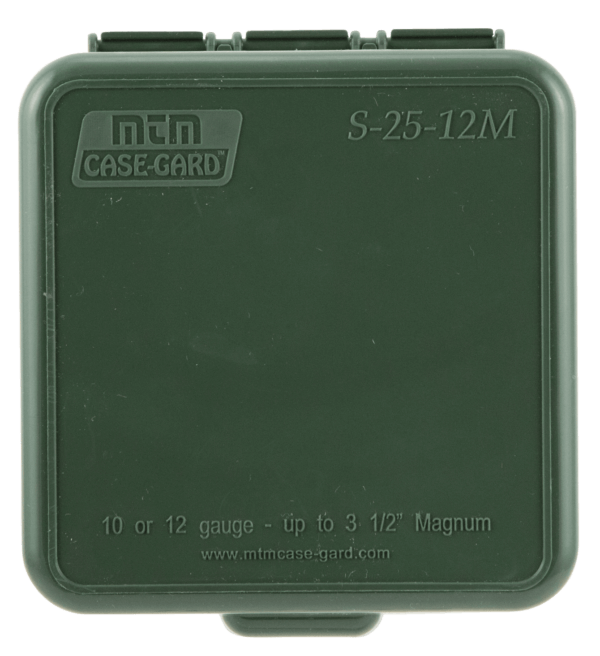MTM Case-Gard S2512M11 Dual Gauge Shotshell Case Multi-Gauge Shotgun Forest Green Polypropylene 25rd