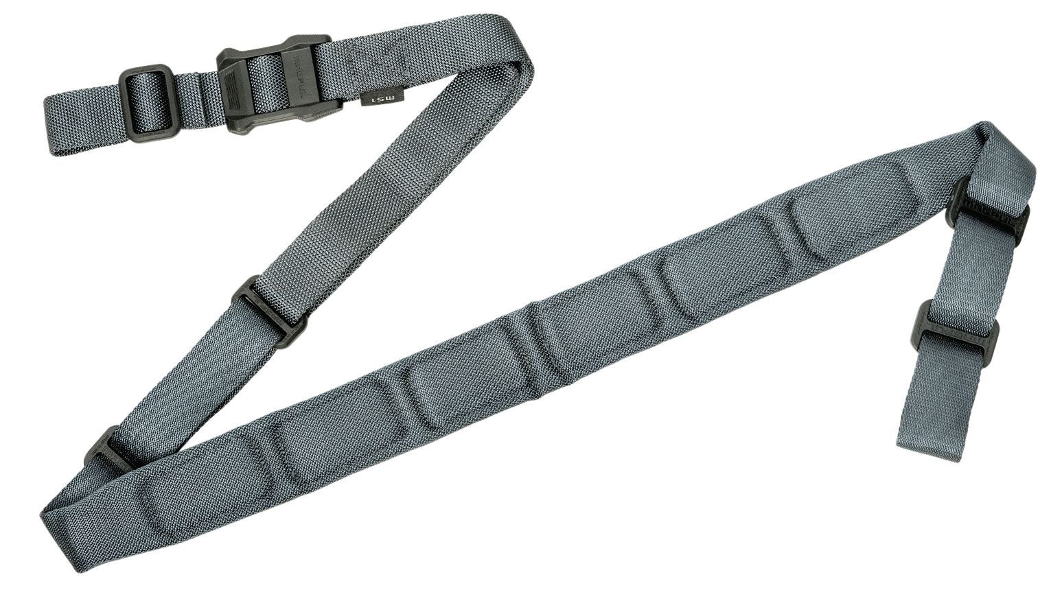 Magpul MAG545GRY MS1 Sling 1.25″-1.88″ W x 48″- 60″ L Padded Two-Point Gray Nylon Webbing for Rifle Magpul MAG545GRY MS1 Sling 1.25″-1.88″ W x 48″- 60″ L Padded Two-Point Gray Nylon Webbing for Rifle
