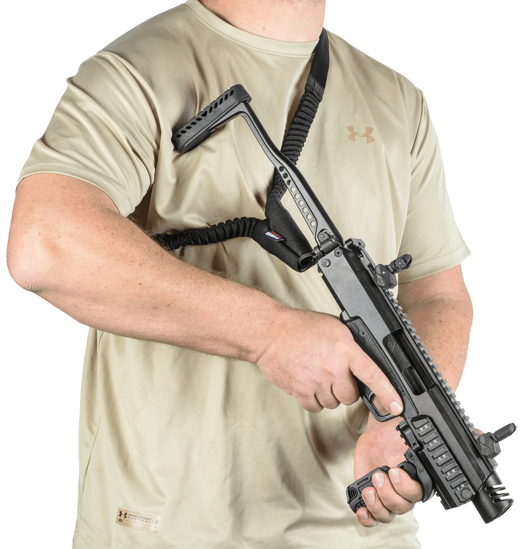 FAB Defense FXBUNGEEB Bungee One Point Tactical Sling for AR Platform/ SBR 23.60″ OAL 1.18″ Wide Designed For Chest or Shoulder Carry Quick Release Buckle Black Elastic FAB Defense FXBUNGEEB Bungee One Point Tactical Sling for AR Platform/ SBR 23.60″ OAL 1.18″ Wide Designed For Chest or Shoulder Carry Quick Release Buckle Black Elastic
