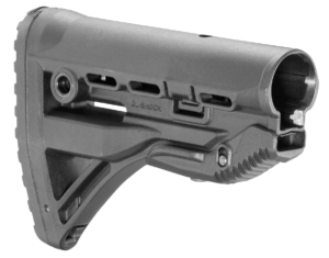 FAB Defense FXGLSHOCK GL-Shock Buttstock for M16/ M4 w/Anti-Rattle Mechanism Black Polymer FAB Defense FXGLSHOCK GL-Shock Buttstock for M16/ M4 w/Anti-Rattle Mechanism Black Polymer