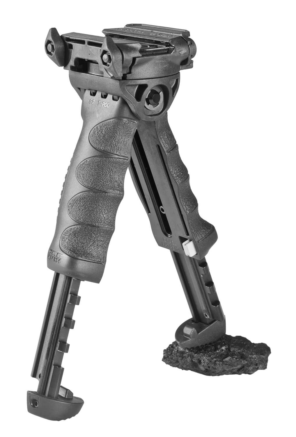 FAB Defense FXTPODG2B T-Pod G2 Rotating Tactical Foregrip & Bipod 5 Position Adjustable FAB Defense FXTPODG2B T-Pod G2 Rotating Tactical Foregrip & Bipod 5 Position Adjustable