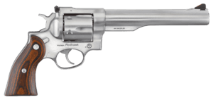 Ruger 5041 Redhawk Large Frame 44 Special/44 Rem Mag 6rd 7.50″ Satin Stainless Steel Barrel Dual Chambered Satin Stainless Cylinder & Frame Hardwood Grip Ruger 5041 Redhawk Large Frame 44 Special/44 Rem Mag 6rd 7.50″ Satin Stainless Steel Barrel Dual Chambered Satin Stainless Cylinder & Frame Hardwood Grip