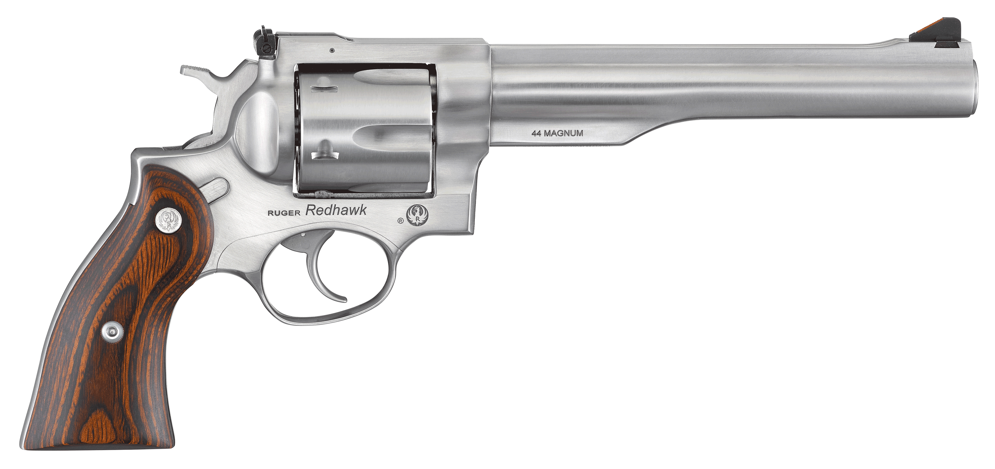 Ruger 5041 Redhawk Large Frame 44 Special/44 Rem Mag 6rd 7.50″ Satin Stainless Steel Barrel Dual Chambered Satin Stainless Cylinder & Frame Hardwood Grip Ruger 5041 Redhawk Large Frame 44 Special/44 Rem Mag 6rd 7.50″ Satin Stainless Steel Barrel Dual Chambered Satin Stainless Cylinder & Frame Hardwood Grip