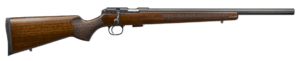 CZ-USA 02340 CZ 457 Varmint Full Size 22 LR 5+1 20.50″ Black Nitride Heavy Barrel Black Nitride Steel Receiver Turkish Walnut Fixed Varmint-Style Stock Right Hand