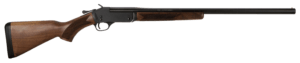 Henry H015Y20 Single Shot Youth 20 Gauge with 26″ Blued Barrel  3″ Chamber  1rd Capacity  Black Metal Finish & American Walnut Stock Right Hand