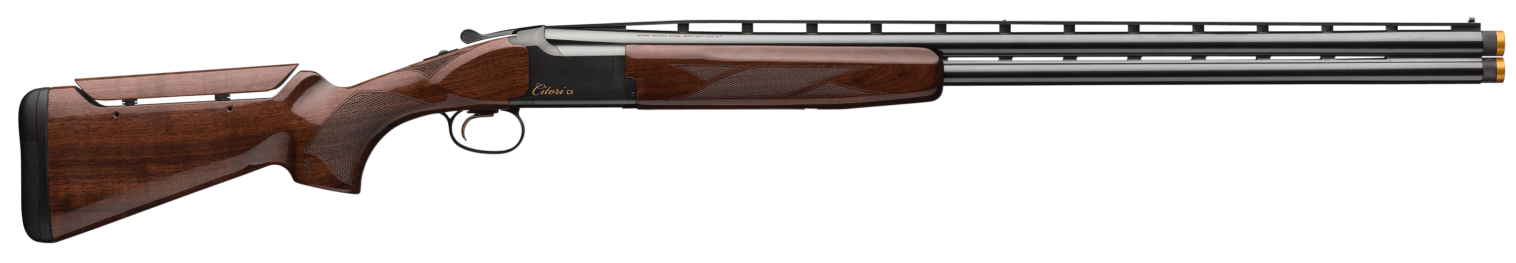 Browning 018111302 Citori CX 12 Gauge 3″ 2rd 32″ Lightweight Blued Barrels Gold Accented Receiver American Walnut Stock With Graco Adjustable Comb Browning 018111302 Citori CX 12 Gauge 3″ 2rd 32″ Lightweight Blued Barrels Gold Accented Receiver American Walnut Stock With Graco Adjustable Comb