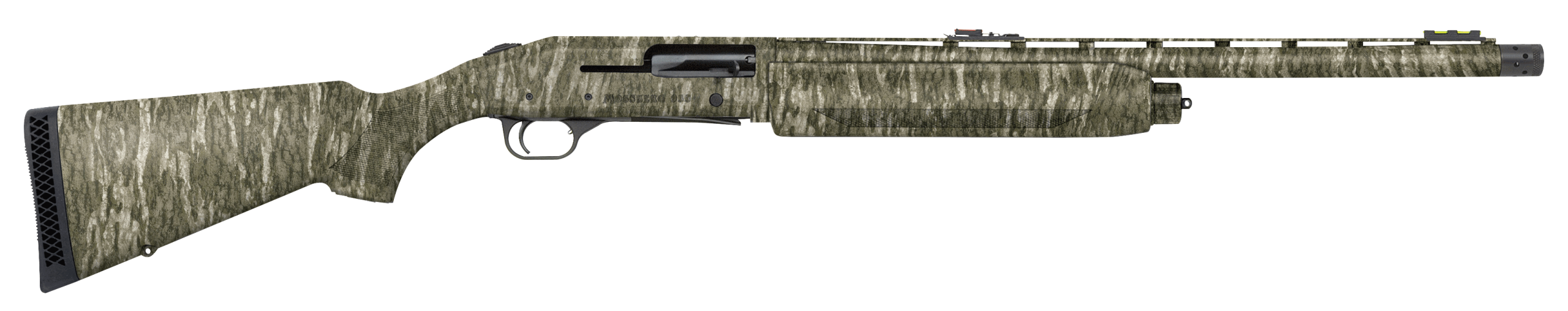 Mossberg 81046 935 Magnum Turkey 12 Gauge 4+1 3.5" 22" Vent Rib Overbored Barrel Dual Gas Vent System Drilled & Tapped Receiver Overall Mossy Oak Bottomland Includes X-Factor Choke