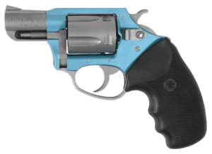 Charter Arms 53860 Undercover Lite Santa Fe Sky Small 38 Special  5 Shot 2″ Stainless Steel Barrel & Cylinder  Turquoise Aluminum Frame w/Black Finger Grooved Rubber Grip  Exposed Hammer
